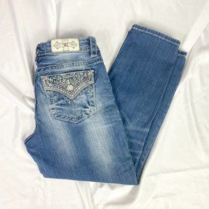 Miss Me Mid Rise Crop Jeans